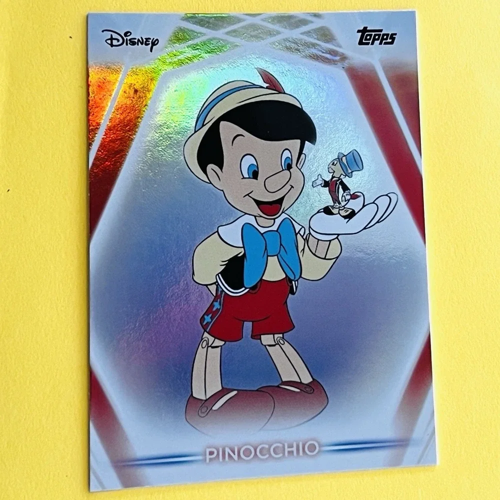 2026 Topps Disney Neon Pinocchio #86 Rainbow‎ Foil Disney